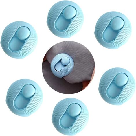 Clip de fixation de feuille 6PCS (bleu clair)