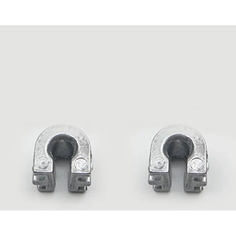 Clip de fixation en fil d'aluminium pour tête de coupe-bordures, clip de fixation en fil d'aluminium - AquaForge