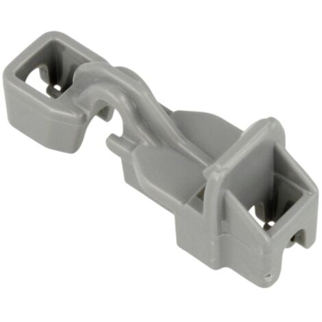 Clip de fixation panier inférieur pour lave-vaisselle – Compatible Whirlpool, Hotpoint, Indesit, Ariston, Ignis – Assure maintien optimal du panier