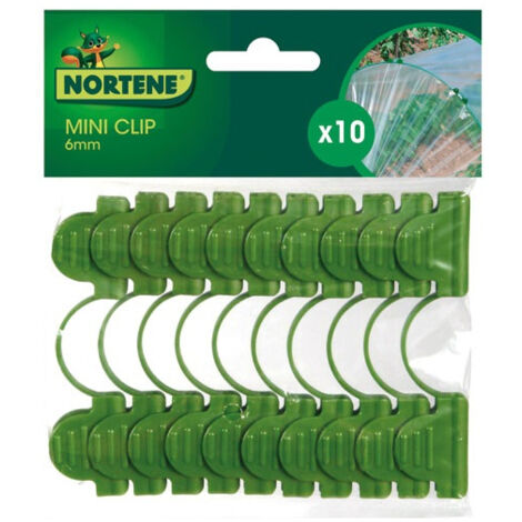 Clip De Fixation Pour Arceaux 6mm X10 - Nortene
