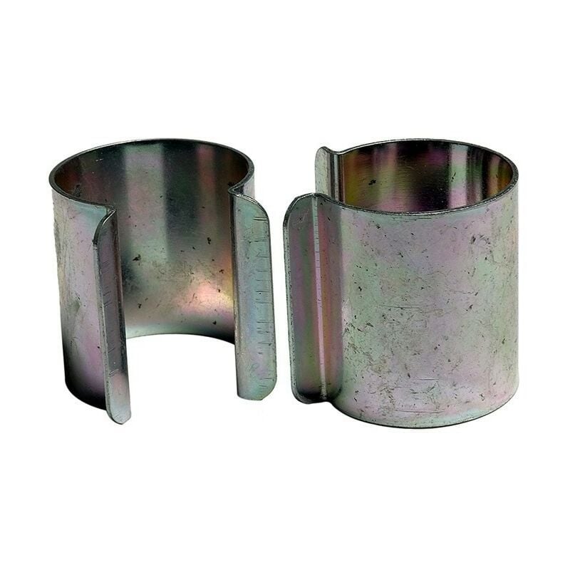 Clip de fixation pour bâche serre 35 x 30mm (x20 pcs) - Métal revêtement Zinc - Inoxydable - Très résistant - Kalembal