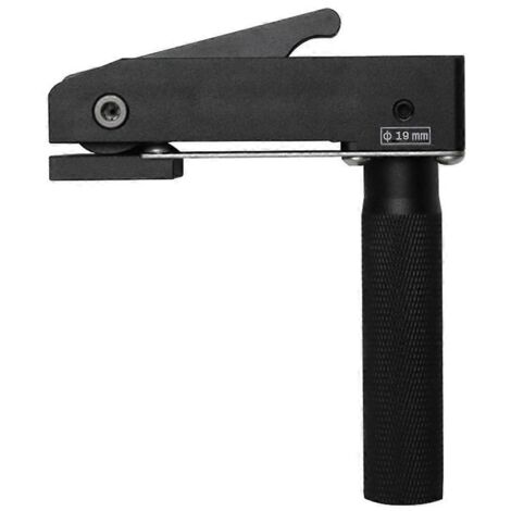 Clip de fixation rapide pour outil de travail du bois pour trou de chien de 19 mm --