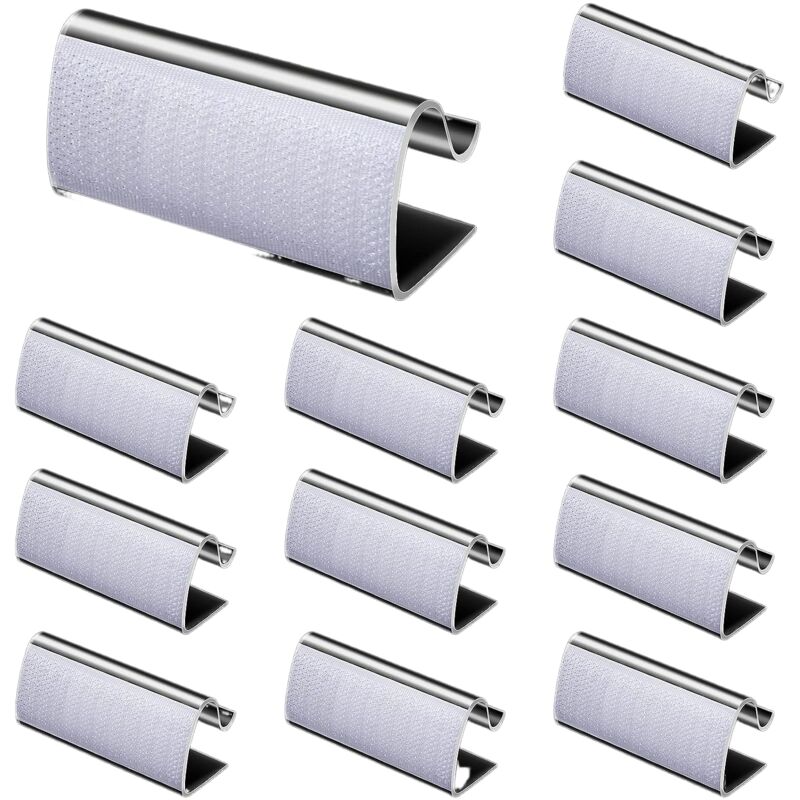 24 pièces Clip de jupe de table Clip de jupe de table Clip de nappe Clip de nappe transparent Clip de nappe transparent pour événements intérieurs et