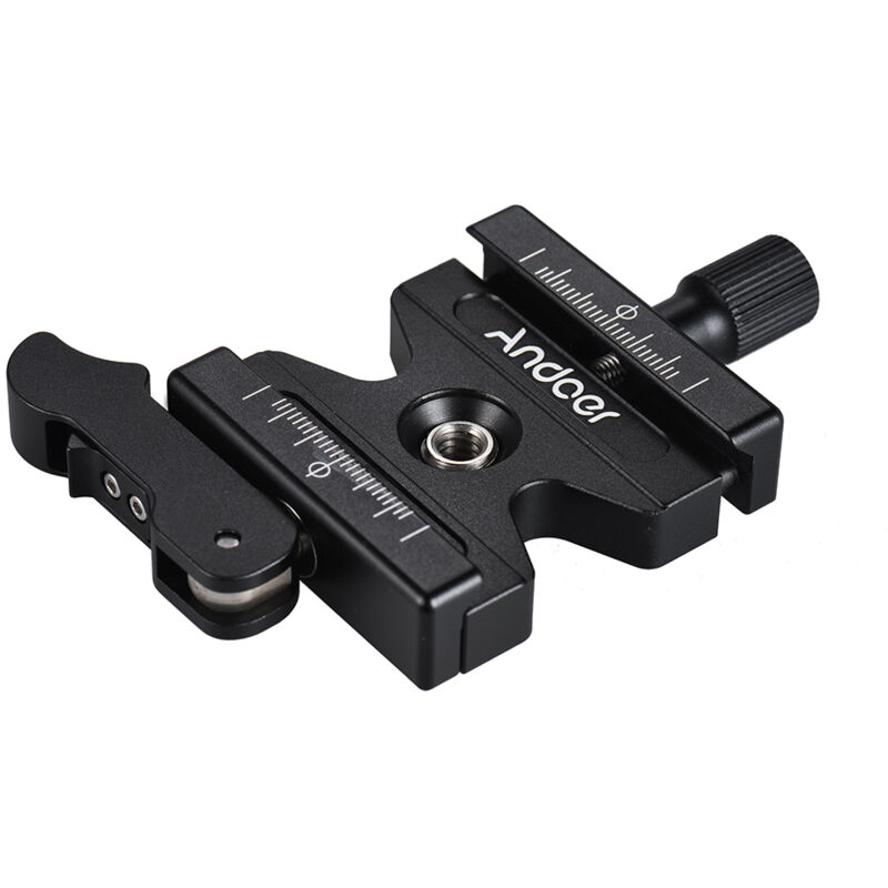 Clip de libération rapide alliage d'aluminium 1 / 4 'à 3 / 8' adaptateur clip de libération de vis pour trépied