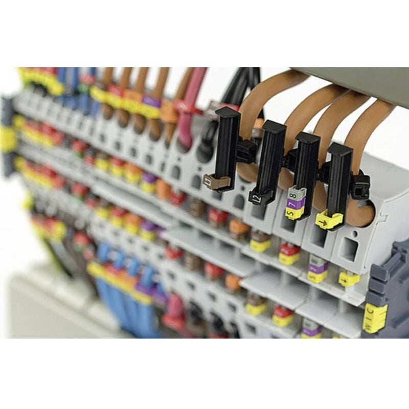 Hellermanntyton - WICA-ACT-BK-PA66HIRHS-BK (100) Clip de marquage 561-06000