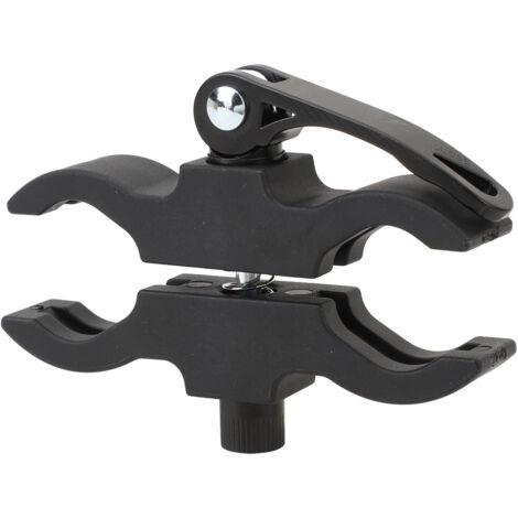 Clip de Montage de Lampe pour Vélo de Montagne, Support Aluminium et Plastique 25‑35mm, Fixation de Lampe Frontale avec Clip