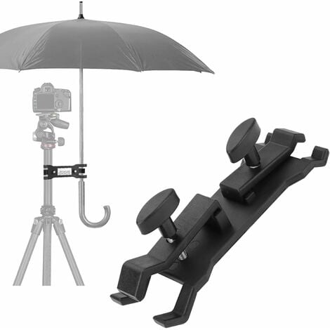 Pince pour parapluie trépied, caméra extérieure Protection contre le soleil  Pince pour porte-parapluie trépied, support de fixation pince accessoire