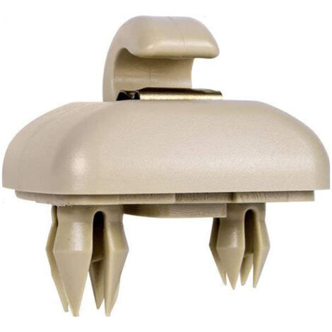 Clip de pare-soleil automatique, support de crochet de remplacement pour Audi A1 A3 A4 A5 Q3 Q5(8E0 857 562)A7 B6 B7 B8 S4 S5, Beige