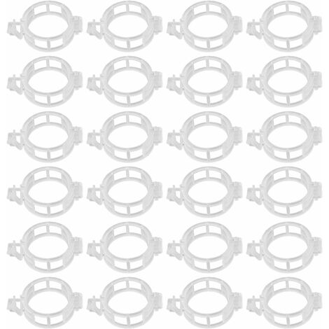 Clip de plante, clip de tomate, clip de vigne, clip de support de plante grimpante, 100pièces Guazhuni （blanche）