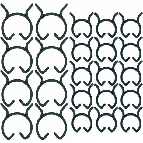 Clip de plante en plastique, clip de support de vigne 200ensembles Guazhuni（vert）