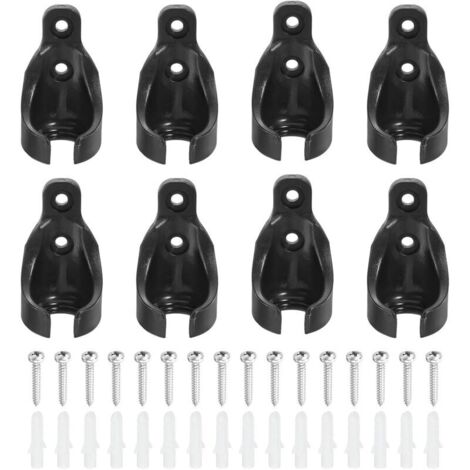 Clip De Remplacement pour Pare-Soleil 8 Pièces Sécurisé Réglable pour Stores Rideaux Accessoires De Pare-Soleil À Rouleau