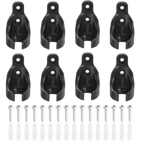 Clip De Remplacement pour Pare-Soleil 8 Pièces Sécurisé Réglable pour Stores Rideaux Accessoires De Pare-Soleil À Rouleau