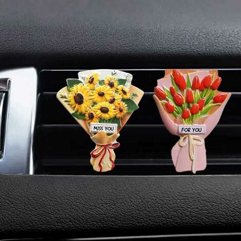 Clip de salida de aire acondicionado de búho para decoración de coche
