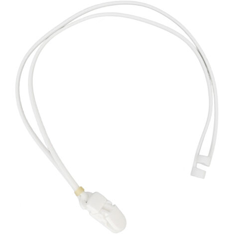 Clip de sécurité anti-chute pour corde, amplificateur sonore portable en silicone blanc.