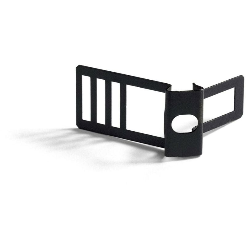 

Creative Cables - Clip de sujeción de cable metálico para cordón de 16 mm de diámetro | Negro - Negro