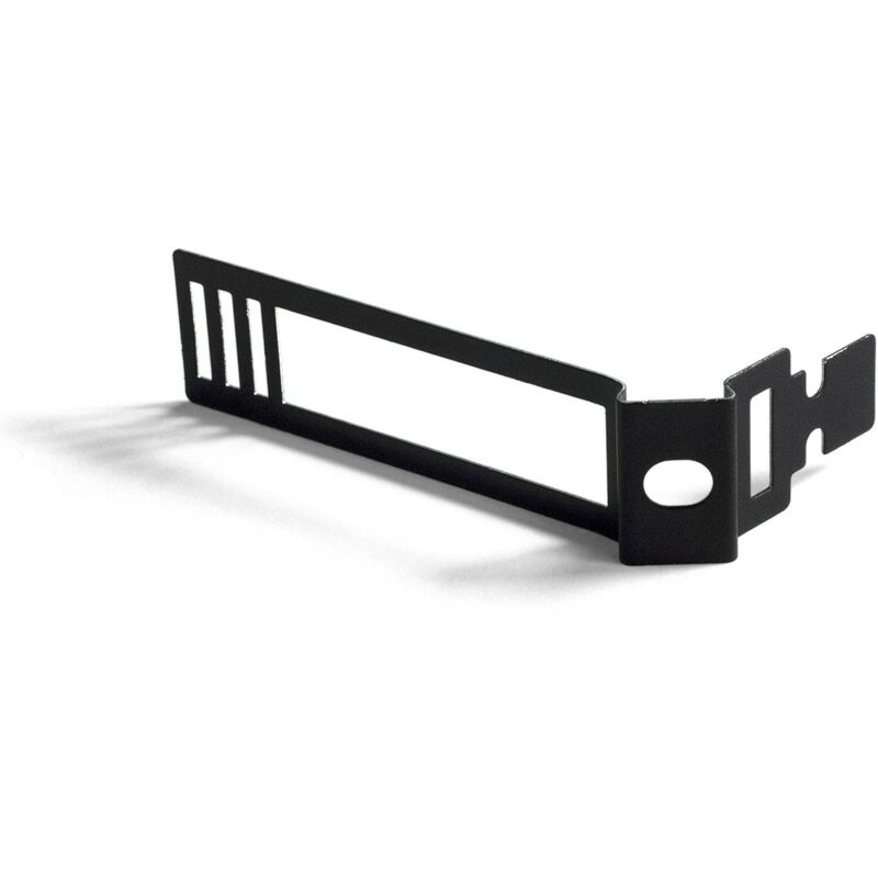 

Creative Cables - Clip de sujeción de cable metálico para cordón de 24 mm de diámetro | Negro - Negro