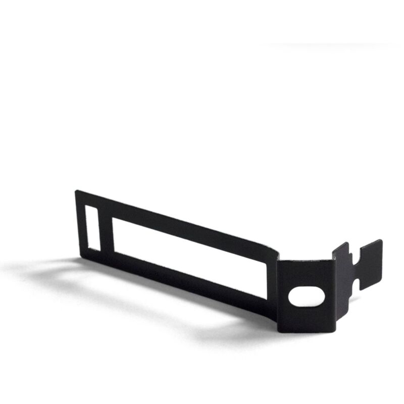

Creative Cables - Clip de sujeción de cable metálico para cordón de 30 mm de diámetro | Negro - Negro