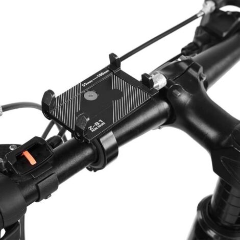 Clip de téléphone de vélo Alliage d\'aluminium réglable vélo guidon téléphone clip vélo Smartphone support de support