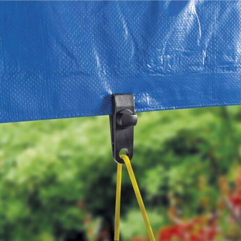 Clip de tente clip d'auvent extérieur clip en plastique fixe accessoires en plastique renforcent le clip de tente,