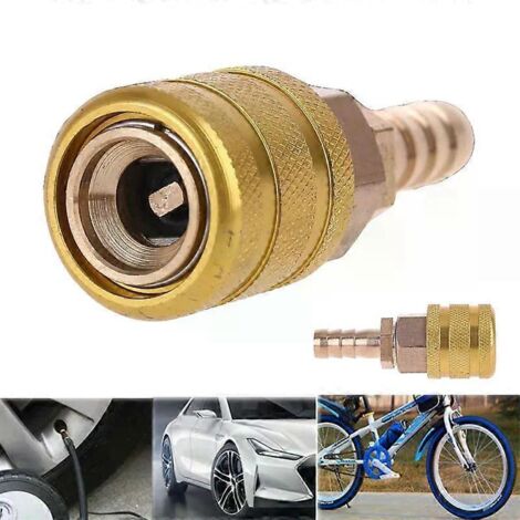Clip de valve de pneu de voiture ou de vélo 8 mm, embout de pompe, pince en laiton massif, adaptateur de gonflage, connecteur de connexion-AquaForge