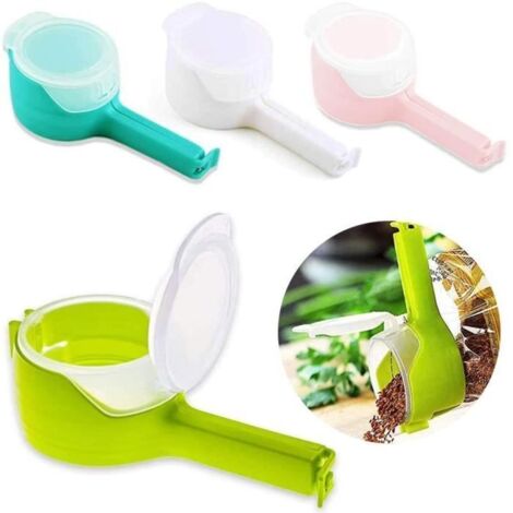 Clip d'Étanchéité Alimentaire - Non spécifié - 4pcs - Matériau PP - Couleurs variées - Pratique pour la cuisine