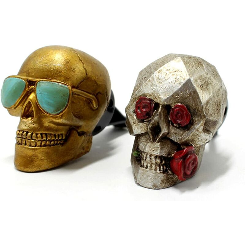 Clip di sfiato per auto con teschio, deodorante