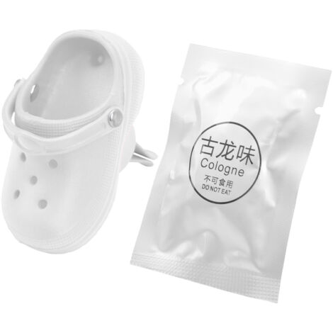 Clip Diffuseur de Forme Sandale pour Bouche d'Air, Ventilation Fraîche Anti-Fatigue Conduite, Blanc