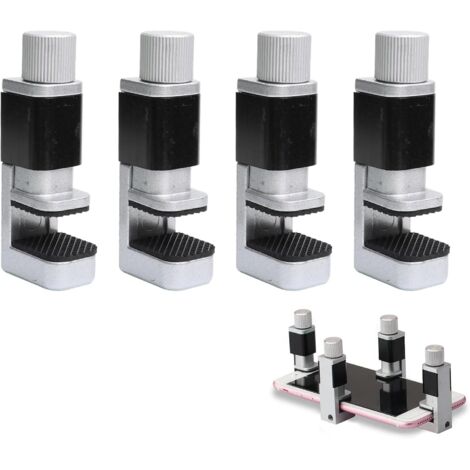 Clip Écran Smartphone Métal - 4 pièces, Clip Écran Smartphone Réglable - Pour Ordinateur/Tablette