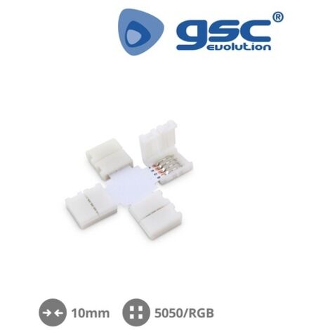 Clip en forma de + 10mm SMD5050/RGB