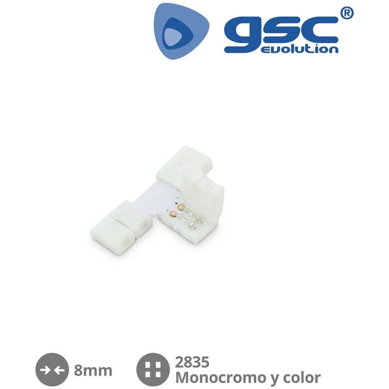 

Clip en forma de + 8mm SMD2835