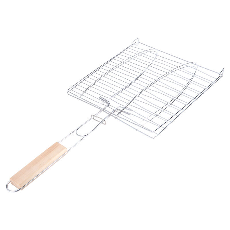 Clip en Maille for Barbecue, Pince à Poisson grillé, Accessoires d'outils domestiques en Acier Inoxydable avec poignée for Barbecue
