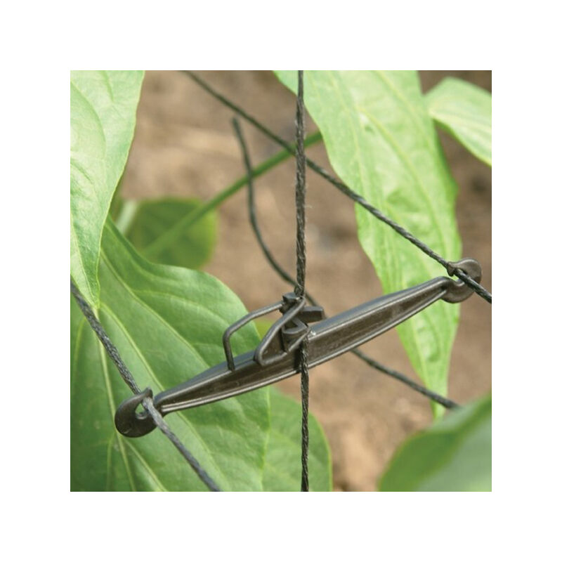 

Clip Entutorado Pimiento Color Negro Caja 5.000Uds Tutores para Plantas Huerto - Plantawa