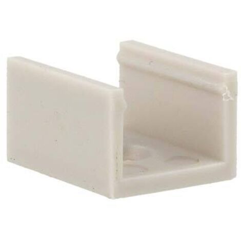 Clip Guida Gancio PC Per Fissaggio a Muro Del Profilo Alluminio Super Slim Da 6mm BA1008