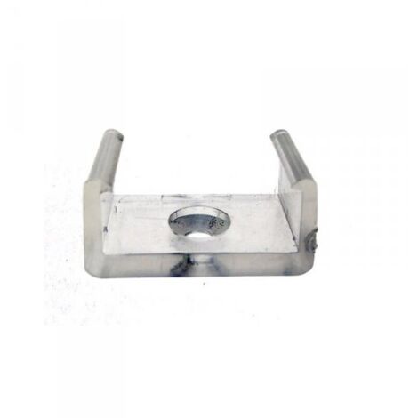 Clip Guida Gancio PC Per Fissaggio a Muro Del Profilo Barra Alluminio Standard e Da Incasso BA1707 BA2507 BA5208 BA1715 BA2515 BA5209