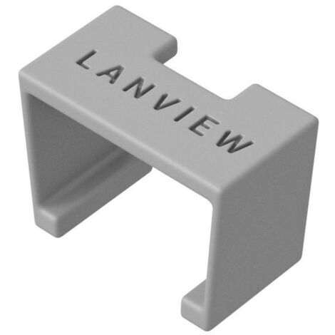 Clip Lanview SmartClicks 20 pezzi grigio V-6UTP-005Y, LVT-SC