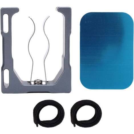 Clip magnétique pour chariot de golf, 3 méthodes de fixation, support multifonctionnel antidérapant pour chaises de plage, cannes à pêche, gris bleu