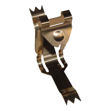 clip modèle S pour couvre joint PVC ou Aluminium