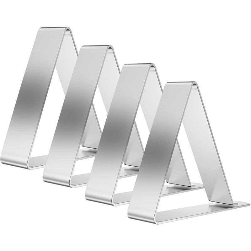 Clip Nappe 6CM, Pince Nappe de Table 12 PCS, Clip Nappe Table Réglable, Nappe Clips Acier Inoxydable,Nappe Table de Jardin, Clip Table Nappe, Pince