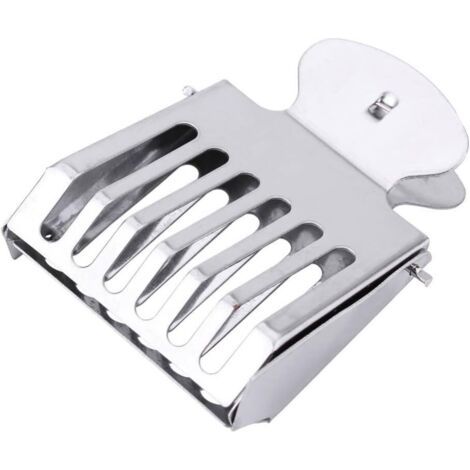 Clip para atrapar Abejas - Metal antioxidante para Abejas Reina Clip para atrapar jaulas Herramienta práctica Equipo de Apicultura Acero sin daños(1 pc)