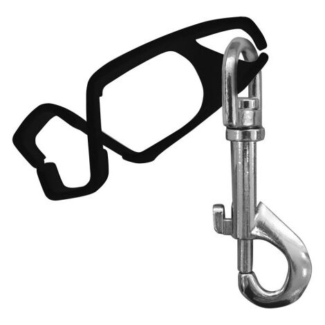 Clip para guantes de fácil colocación (pack de 40) A001  Negro