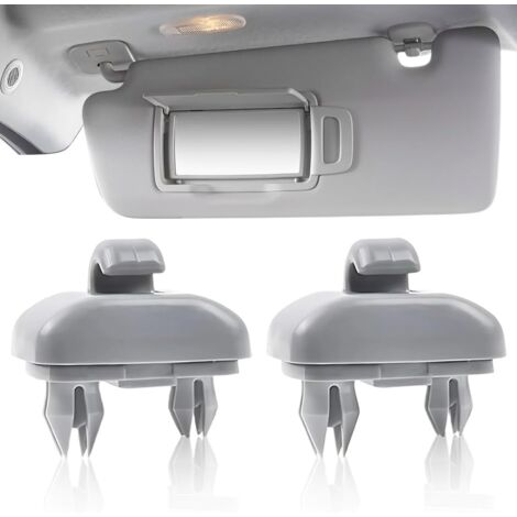 Clip para parasol de coche, soporte de parasol de 2 piezas tipo gancho, adecuado para A1, A3, A4, A5, Q3, Q5 (8E0, 857, 562), A7, B6, B7, B8, S4, S5.