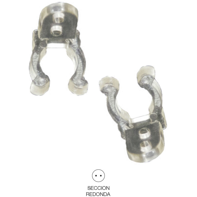 

EDM *ult. unidades* clip para tubo flexilux/flexiled 2 y 3 vias edm