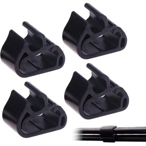 clip per braccio tergicristallo. Compatibili con Peugeot 5008 408X, Citroën - Fascette per tubi flessibili tergicristallo 1617040080 (nere)