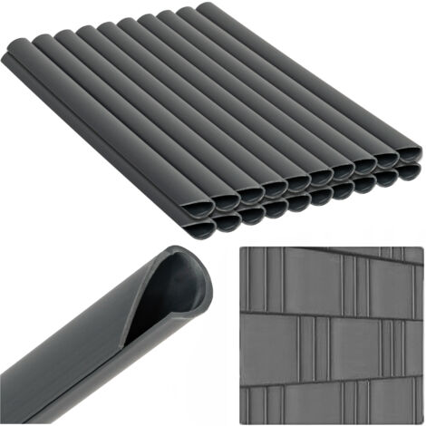 Clip per nastro per recinzione Heckermann da 19 cm, 20 pezzi - Grigio chiaro