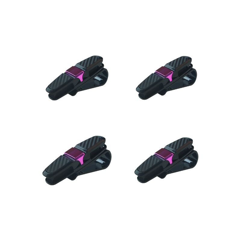 Clip per occhiali da sole per auto, confezione da