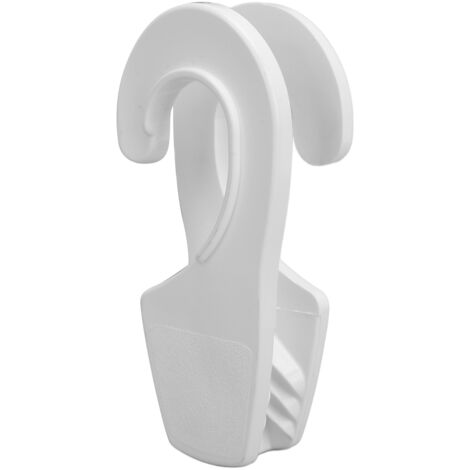 Clip per paraurti per barca Regolazione rapida Sigillatura migliorata Gancio per pontone per nave Kayak Yacht Bianco 25 mm / 1 pollice