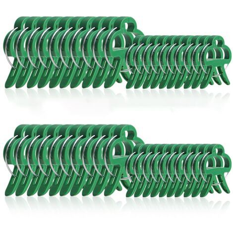 Clip per piante rampicanti per pomodori, rose, cetrioli e altre piante rampicanti - Supporto particolarmente semplice per piante rampicanti (piccolo)