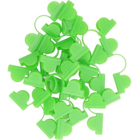 Clip per serre da 8 mm, 100 pezzi, clip per tende da giardino in plastica a doppia testa per pannelli ombreggianti in rete