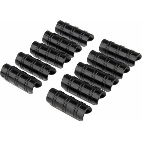Clip per serre, fascette per tubi per fissare coperture in serre da giardino, pellicole, piante, 20 pezzi da 19 mm