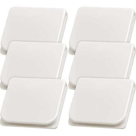 Clip per tenda da doccia, clip antivento per tenda da doccia, clip autoadesive per tenda da doccia, clip di protezione per tenda da doccia (6 pezzi)